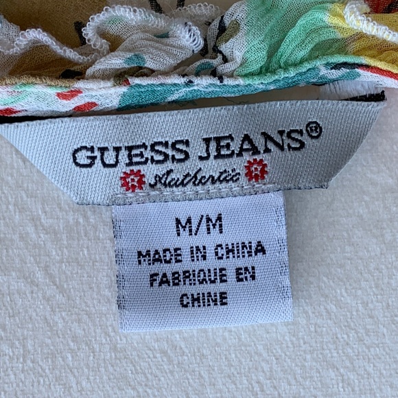 Vintage Guess Jeans floral print top (read!) - Picture 4 of 9